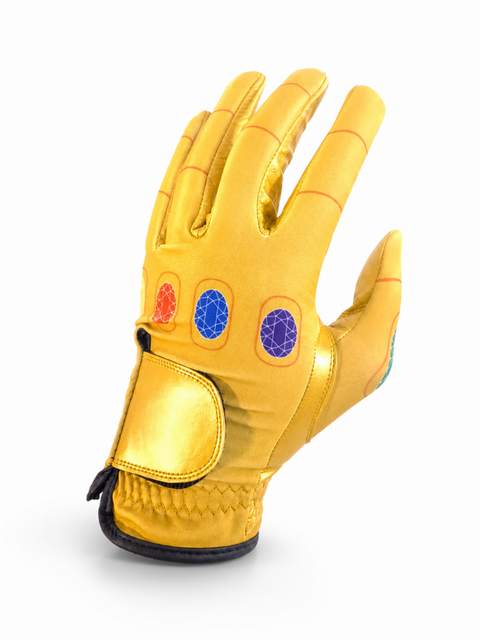 Golden Gauntlet Golf Glove — Cabretta Leather, Unique Golf Gift for Men