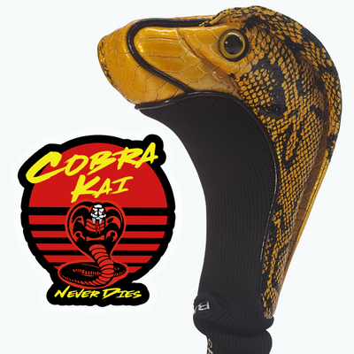 Cobra-Strike Head Cover [Cobra Kai Inspired] - BigstickDiplomacy
