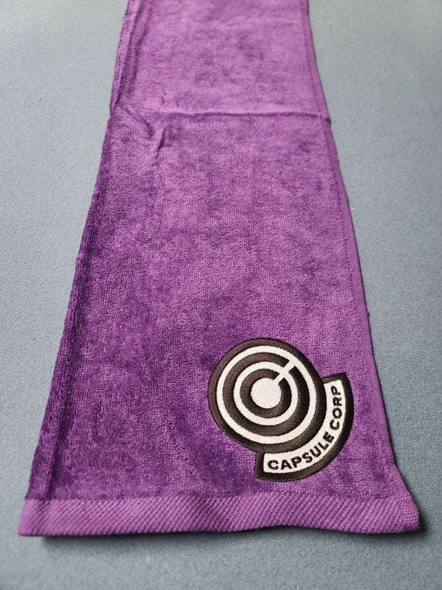 Purple Capsule Corp Golfbag Towel - BigstickDiplomacy